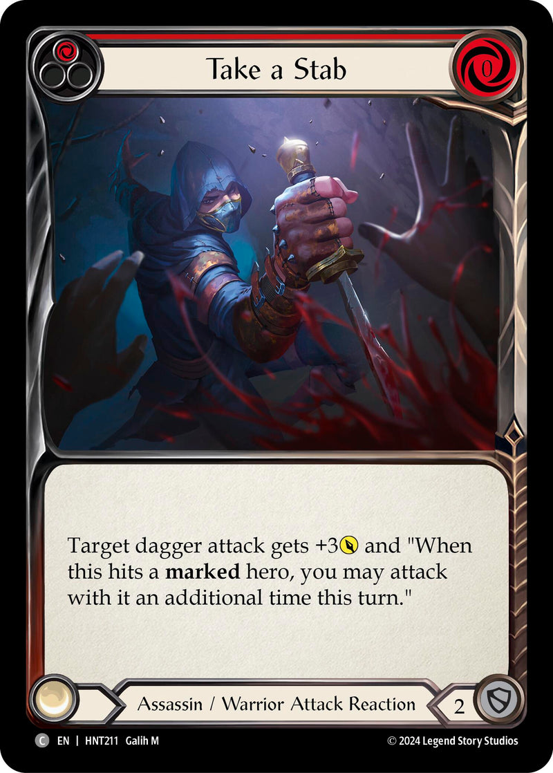 Take a Stab (Red) (HNT211) [The Hunted]