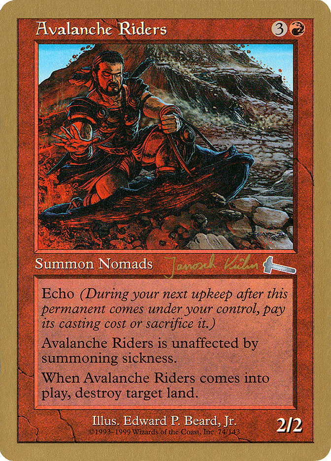 Avalanche Riders - 2000 Janosch Kuhn (ULG) [World Championship Decks]