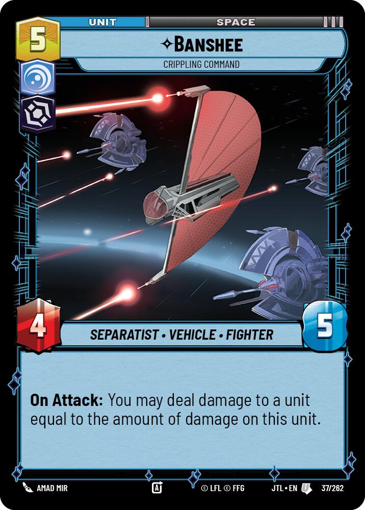 Banshee - Crippling Command (037/257) [Jump to Lightspeed]