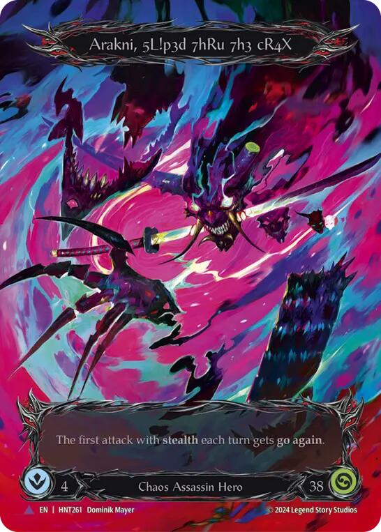 Arakni, 5L!p3d 7hRu 73h cR4X (Marvel) (HNT261) [The Hunted]