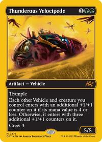 Thunderous Velocipede (First-Place Foil) [Aetherdrift]