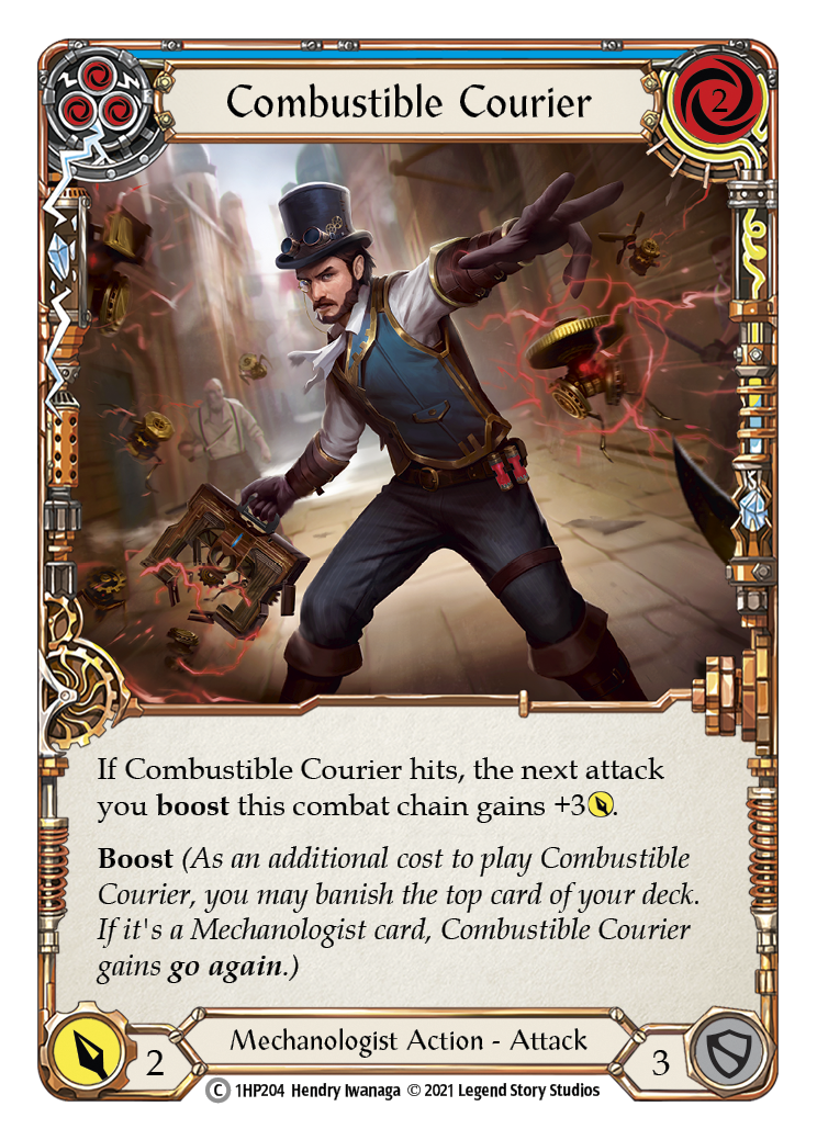Combustible Courier (Blue) (1HP204) [History Pack Vol.1]