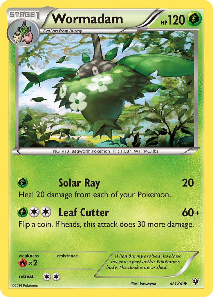 Wormadam (3) (3/124) [XY - Fates Collide]