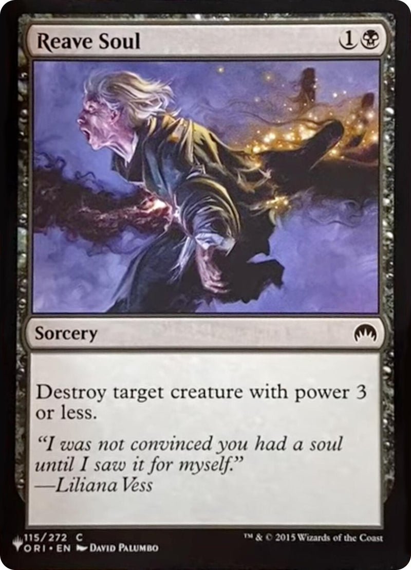 Reave Soul (115/272) [The List Reprints]