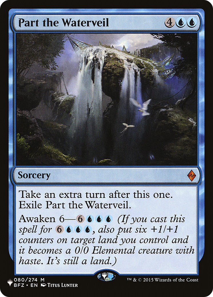 Part the Waterveil (080/274) [The List Reprints]