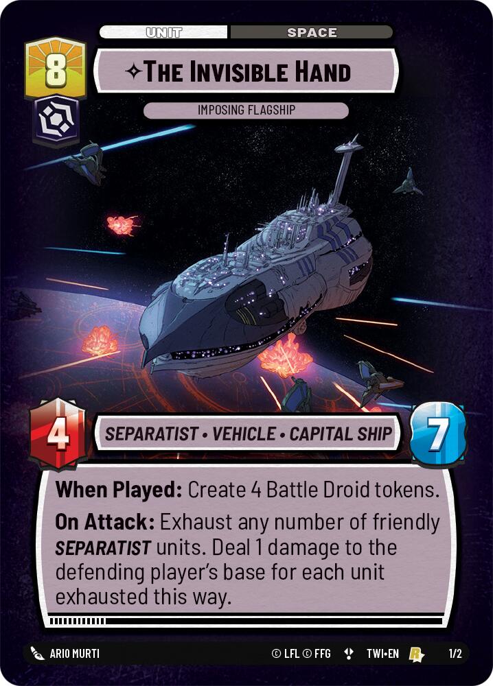 The Invisible Hand - Imposing Flagship (1/2) [Organized Play Promos]