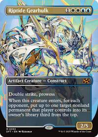Riptide Gearhulk (Borderless) [Aetherdrift]