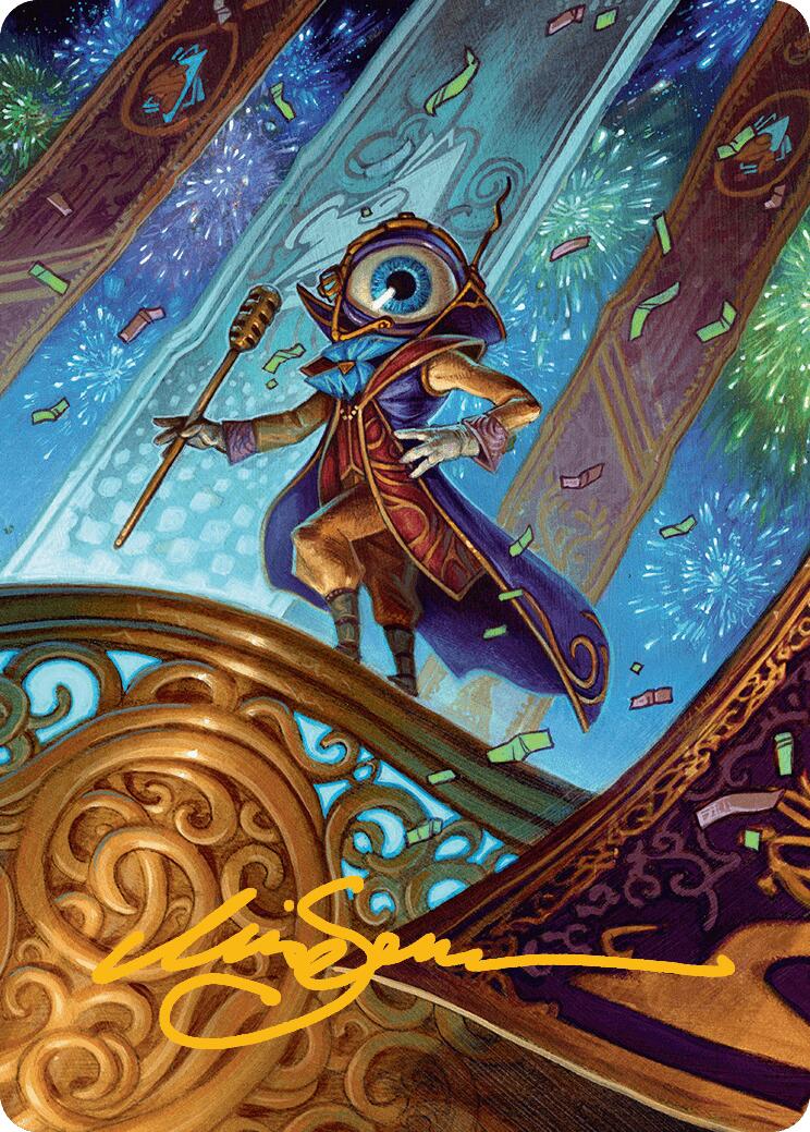 Vnwxt, Verbose Host Art Card (Gold-Stamped Signature) (8) [Art Series: Aetherdrift]