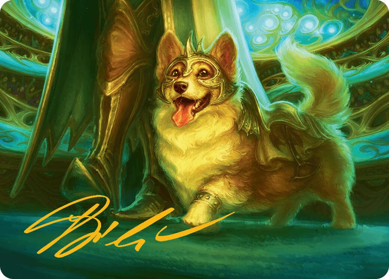 District Mascot Art Card (30/54) (Gold-Stamped Signature) (30) [Art Series: Aetherdrift]