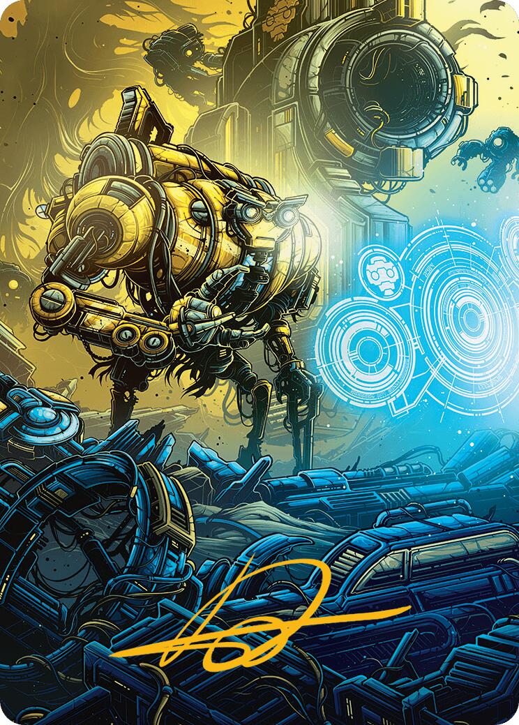 Mendicant Core, Guidelight Art Card (1/54) (Gold-Stamped Signature) (1) [Art Series: Aetherdrift]