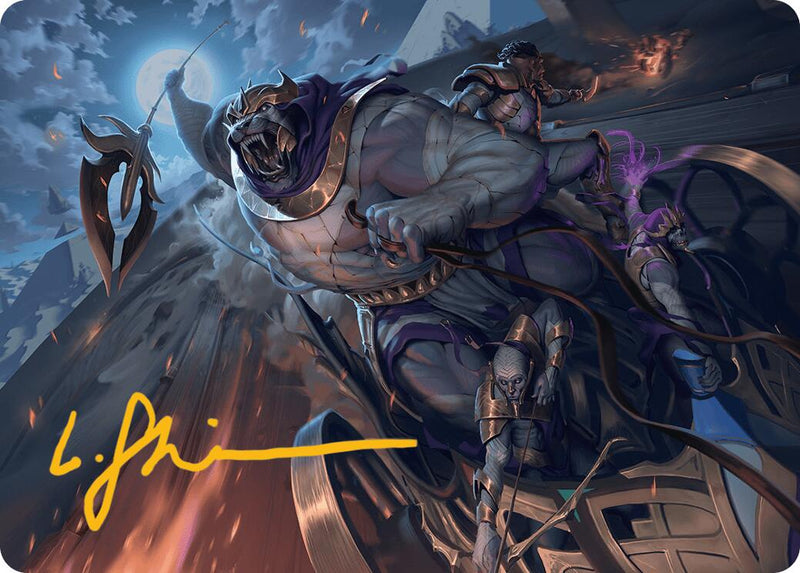 Zahur, Glory's Past Art Card (Gold-Stamped Signature) (10) [Art Series: Aetherdrift]