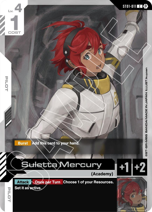 Image for Suletta Mercury (ST01-011) (Edition Beta) - Gundam Card Game