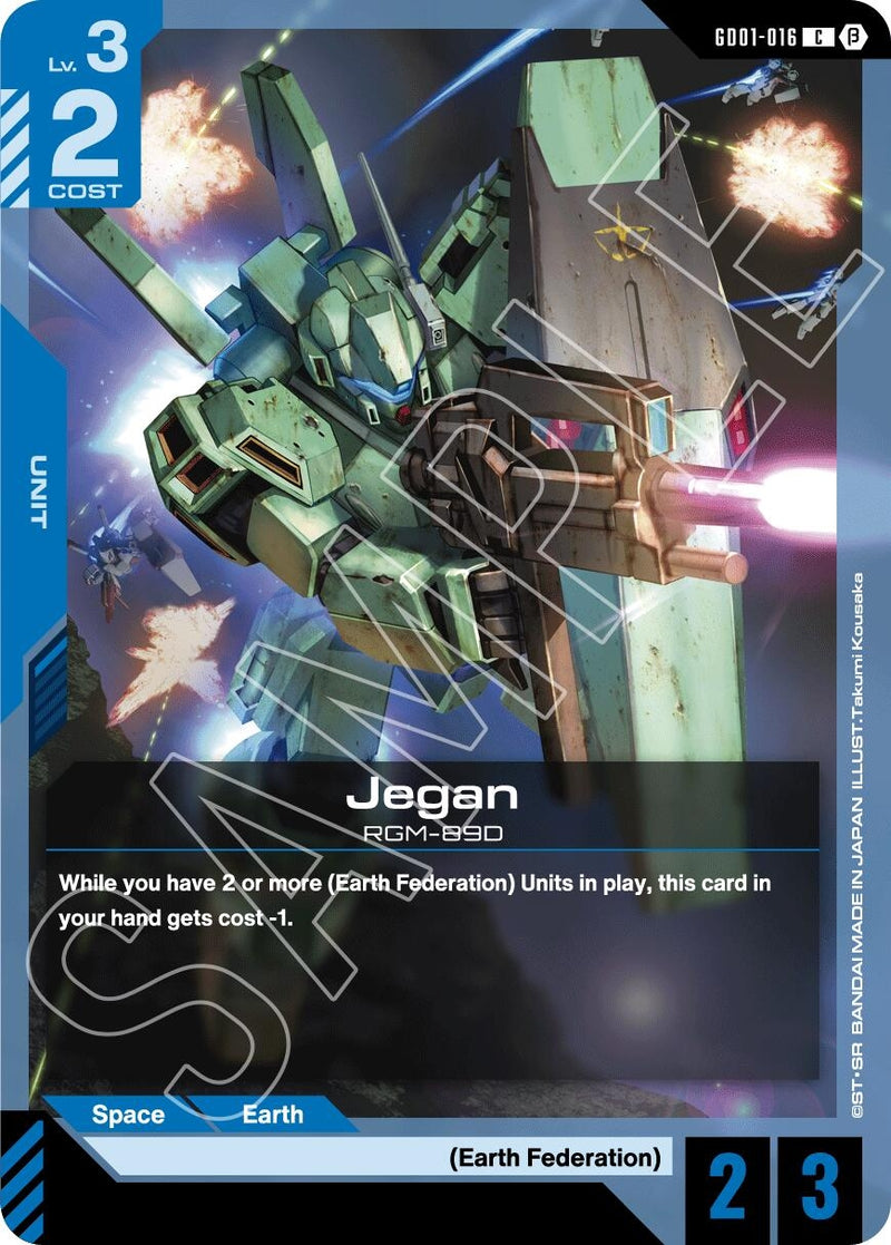 Image for Jegan (GD01-016) (Edition Beta) - Gundam Card Game