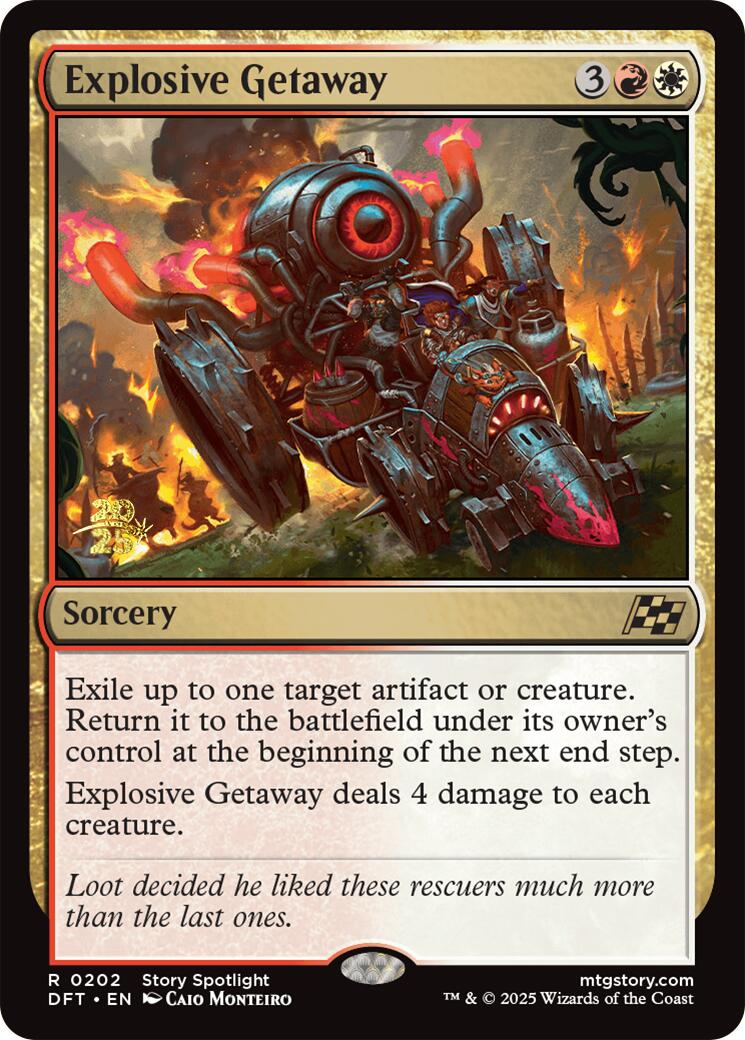 Explosive Getaway (202) [Prerelease Cards]