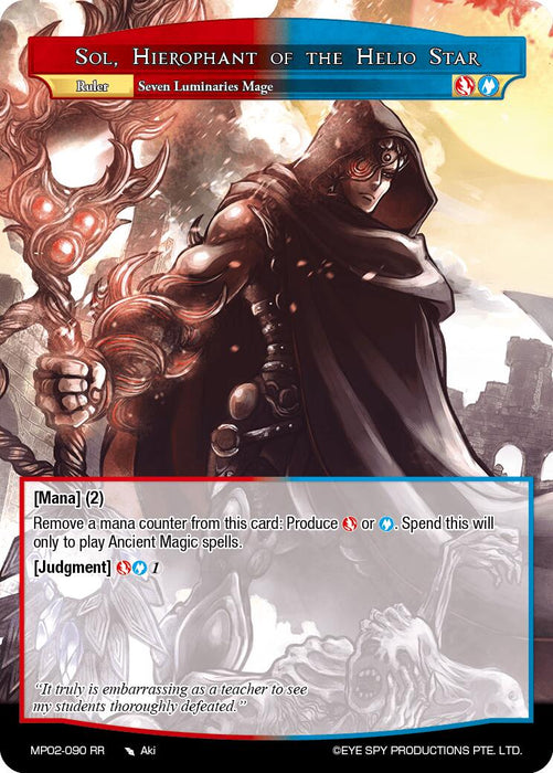 Sol, Hierophant of the Helio Star // Sol, Dark Commander of Steam (MP02-090 JR) [Masterpiece Collection 02 "Fates Reunited!"]