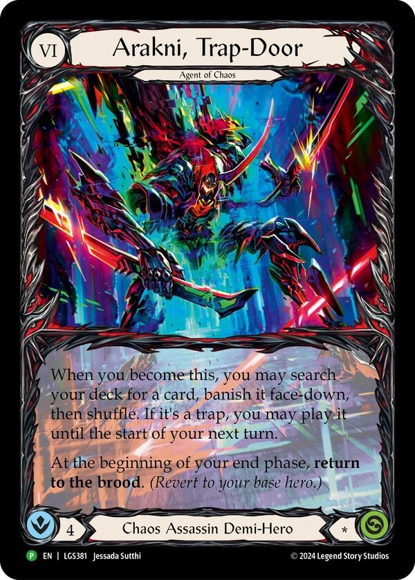 Arakni, Trap-Door (Extended Art) - LGS381 (LGS381) [Flesh and Blood: Promo Cards]