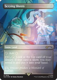 Scrying Sheets (Rainbow Foil) [Secret Lair Drop Series]