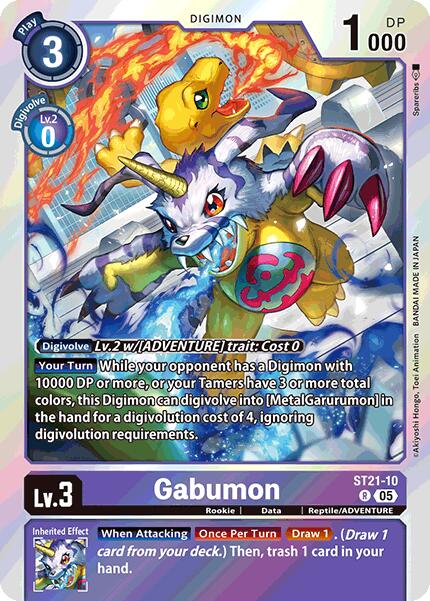 Gabumon (ST21-10 R) [Starter Deck 21: Hero of Hope]