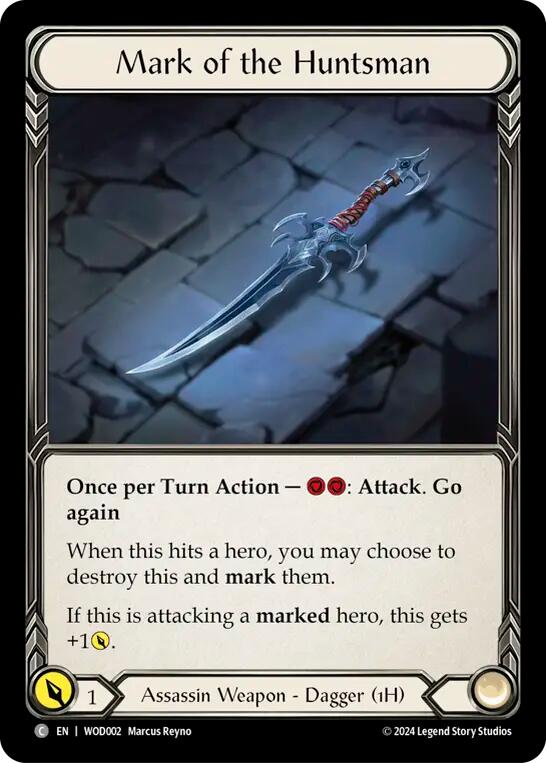 Mark of the Huntsman (WOD002) [Blitz Deck: The Hunted - Arakni, Web of Deceit]