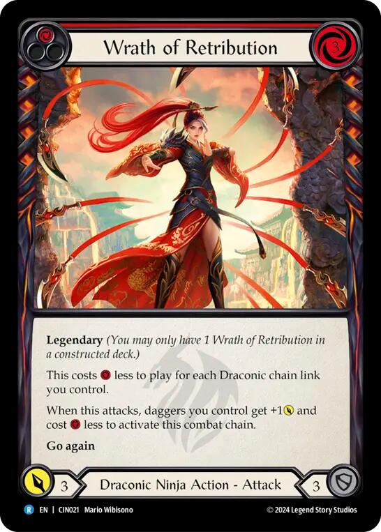 Wrath of Retribution (Red) (CIN021) [Blitz Deck: The Hunted - Cindra]