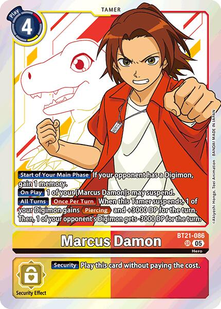 Marcus Damon (BT21-086 SR) [World Convergence]
