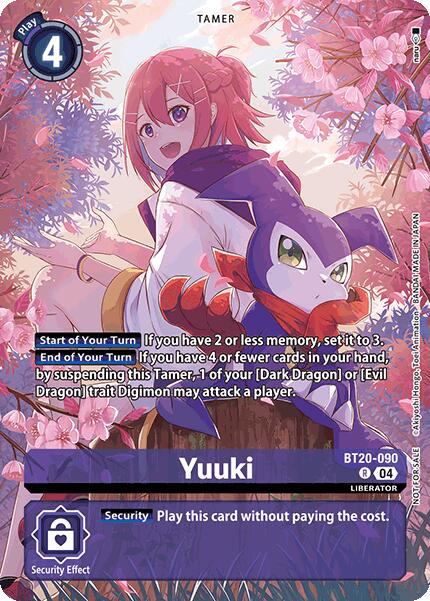 Yuuki (Special Booster Ver.2.5 Celebration Event) (BT20-090 R) [Release Special Booster 2.5 Celebration Event Cards]