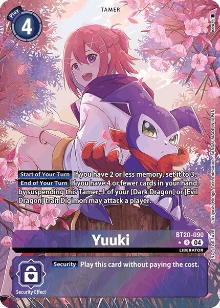 Yuuki (Special Booster Ver.2.5 Celebration Event -Winner-) (BT20-090 R) [Release Special Booster 2.5 Celebration Event Cards]