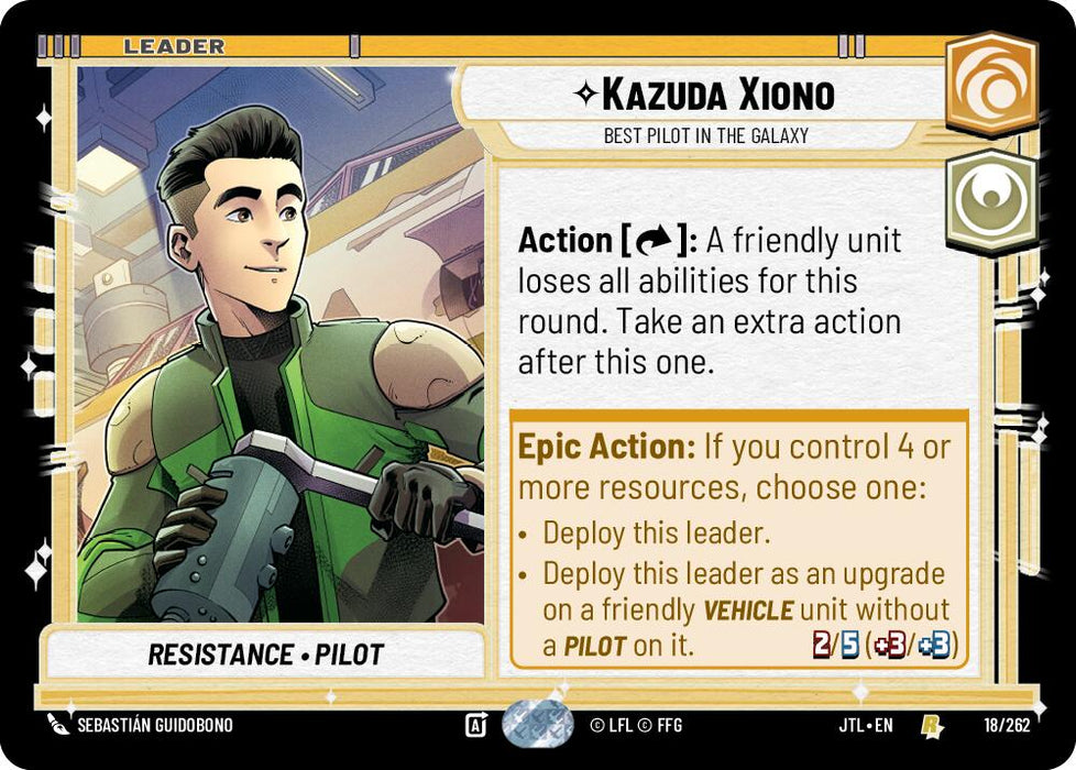 Kazuda Xiono - Best Pilot in the Galaxy (018/257) [Jump to Lightspeed]