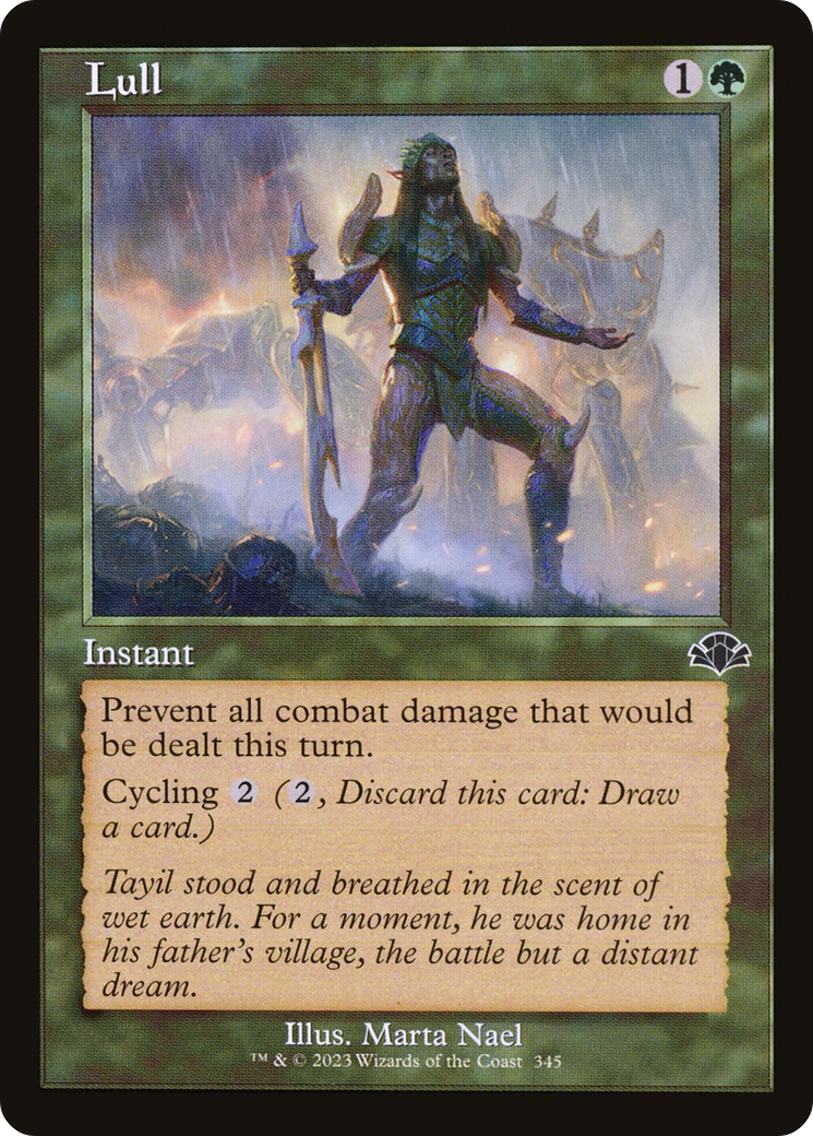 Lull (Retro Frame) (345) [Dominaria Remastered]