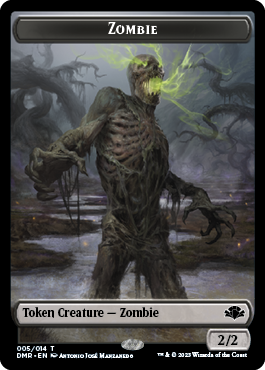 Zombie Token (5) [Dominaria Remastered]