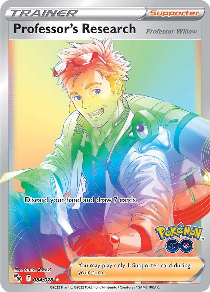 Professor's Research [Professor Willow] (Secret) (084/078) [Pokemon GO]