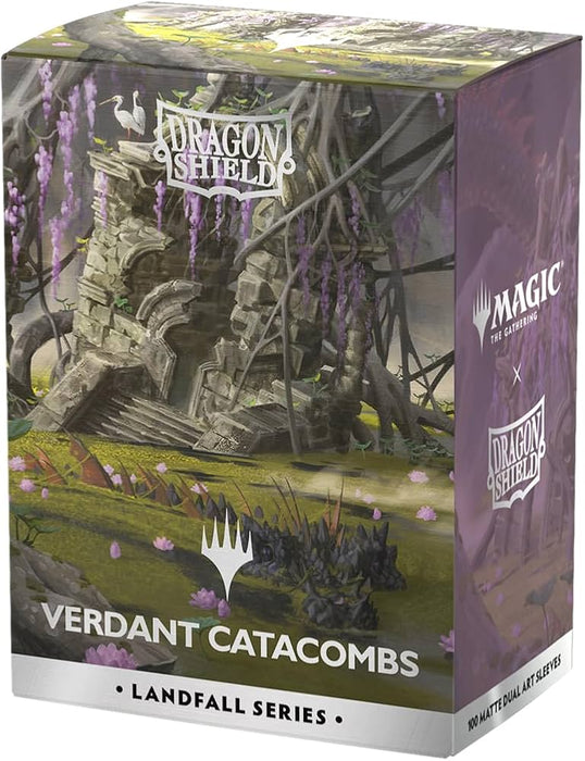 Dragon Shield: Standard 100ct Art Sleeves - Landfall Series - Verdant Catacombs (Matte)