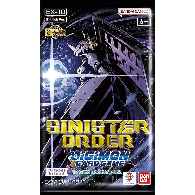 Image for Sinister Order Booster Pack - Digimon Card Game