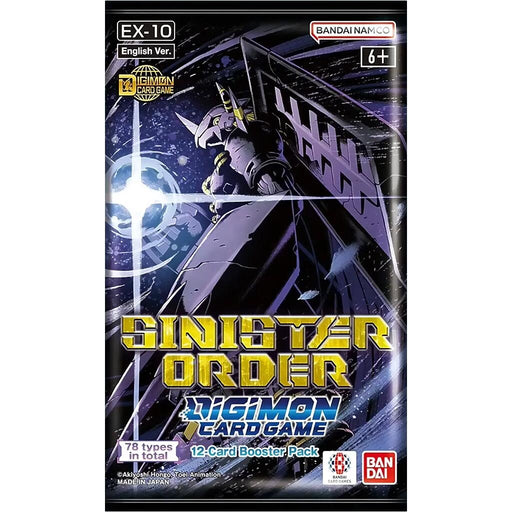 Image for Sinister Order Booster Pack - Digimon Card Game