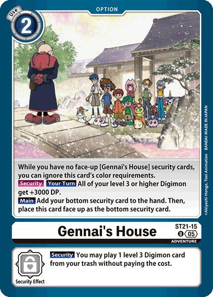 Gennai's House (ST21-15 U) [Starter Deck 21: Hero of Hope]