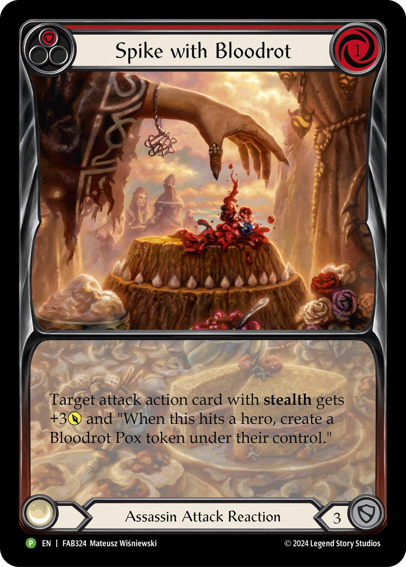 Spike with Bloodrot - FAB324 (FAB324) [Flesh and Blood: Promo Cards]