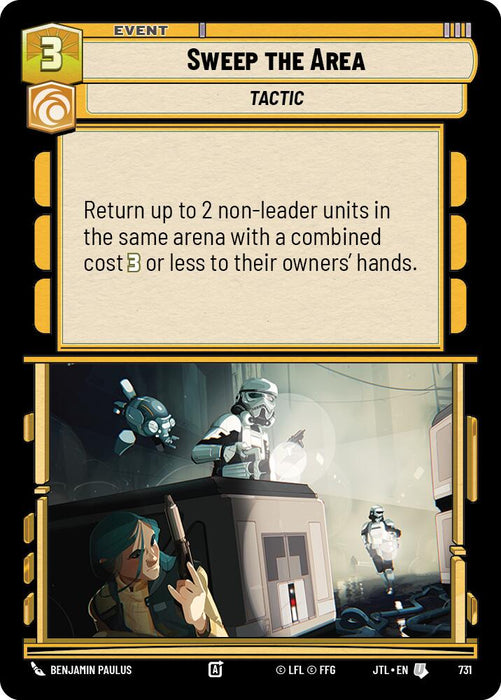 Sweep the Area (Foil) (731) [Jump to Lightspeed]
