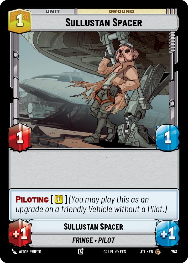 Sullustan Spacer (Foil) (753) [Jump to Lightspeed]