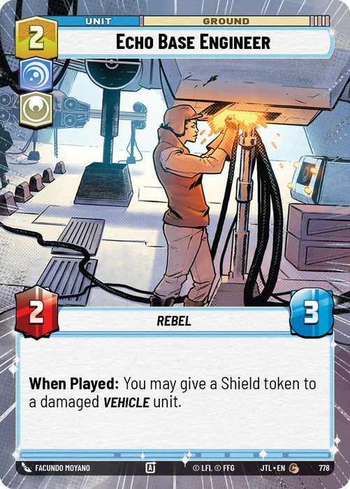 Echo Base Engineer (Hyperspace Foil) (778) [Jump to Lightspeed]