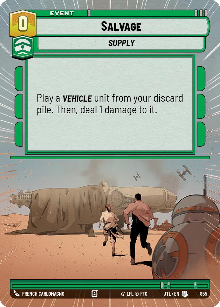 Salvage (Hyperspace Foil) (855) [Jump to Lightspeed]
