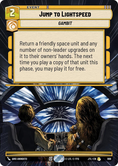 Jump to Lightspeed (Hyperspace Foil) (966) [Jump to Lightspeed]