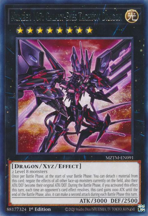 Number 107: Galaxy-Eyes Tachyon Dragon (MZTM-EN091) [Maze of the Master]