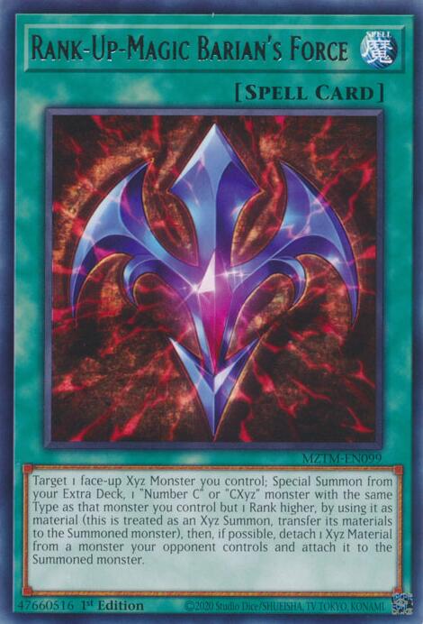 Rank-Up-Magic Barian's Force (MZTM-EN099) [Maze of the Master]
