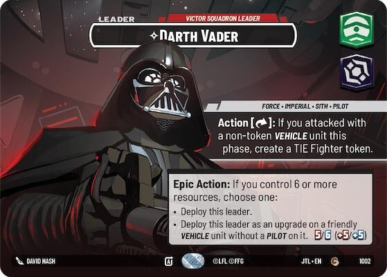 Darth Vader - Victor Squadron Leader (Showcase) (1002) [Jump to Lightspeed]