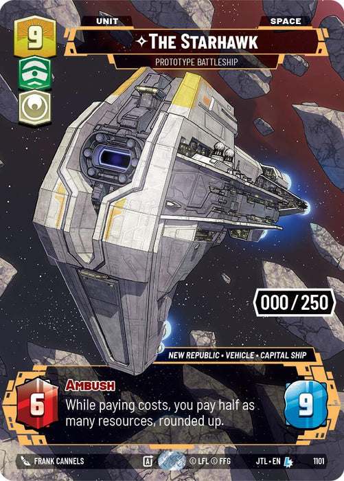 The Starhawk - Prototype Battleship (Serialized) (1101) [Jump to Lightspeed]