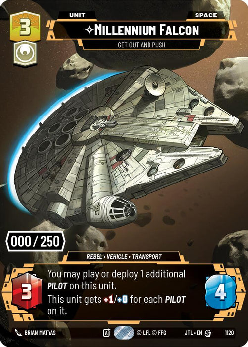 Millennium Falcon - Get Out And Push (Serialized) (1120) [Jump to Lightspeed]