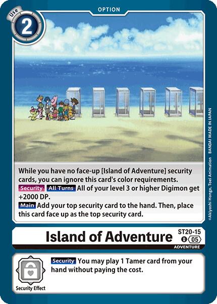 Island of Adventure (ST20-15 U) [Starter Deck 20: Protector of Light]
