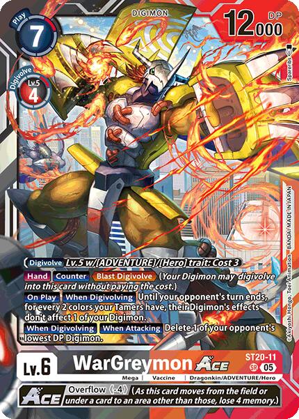 WarGreymon ACE (ST20-11 SR) [Starter Deck 20: Protector of Light]