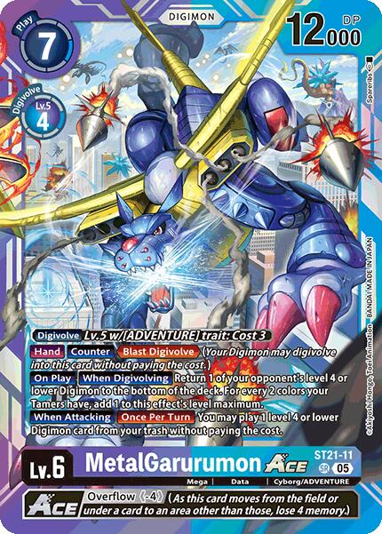 MetalGarurumon ACE (ST21-11 SR) [Starter Deck 21: Hero of Hope]