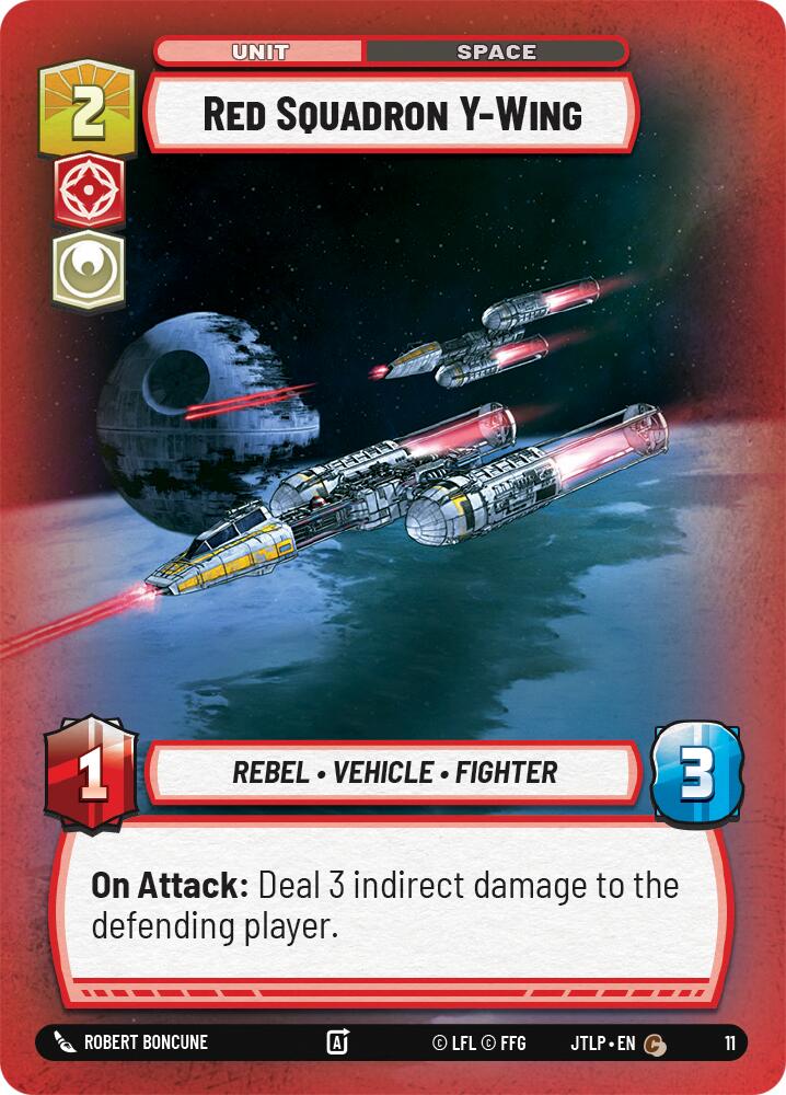 Red Squadron Y-Wing (11) [Jump to Lightspeed: Weekly Play Promos]